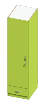 Bewohnerschrank mit Schuhschublade