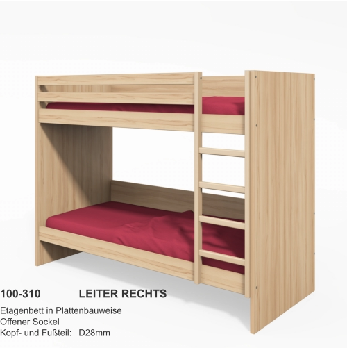 Stockbett in Plattenbauweise