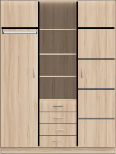 Bewohnerschrank mit Schubladen