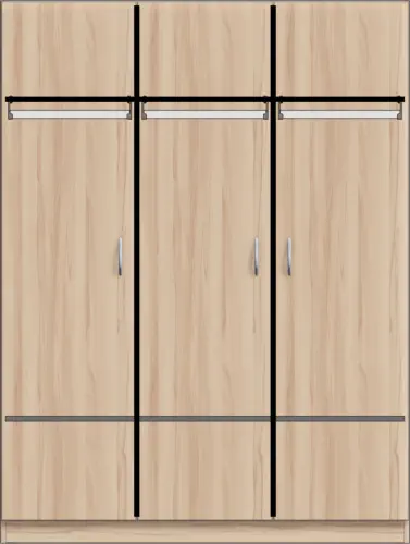 Bewohnerschrank 3-türig