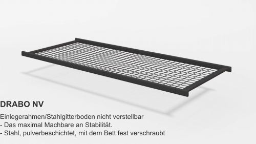 Stahlgitter Bettrahmen DRABO NV