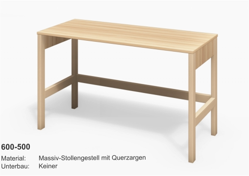 Stollen-Schreibtisch 600-500