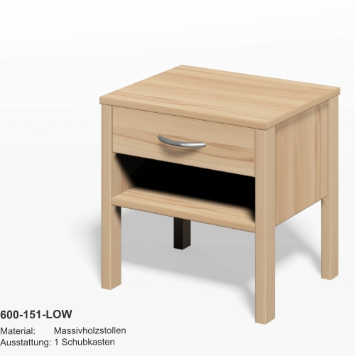 Stollennachttisch Modell 500-151-LOW